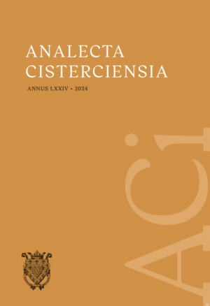 Analecta Cisterciensia 74 (ANNUS LXXIV) 2024