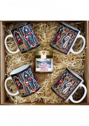 4er Set - Heiligenkreuzer Häferl (Motiv Babenberger)